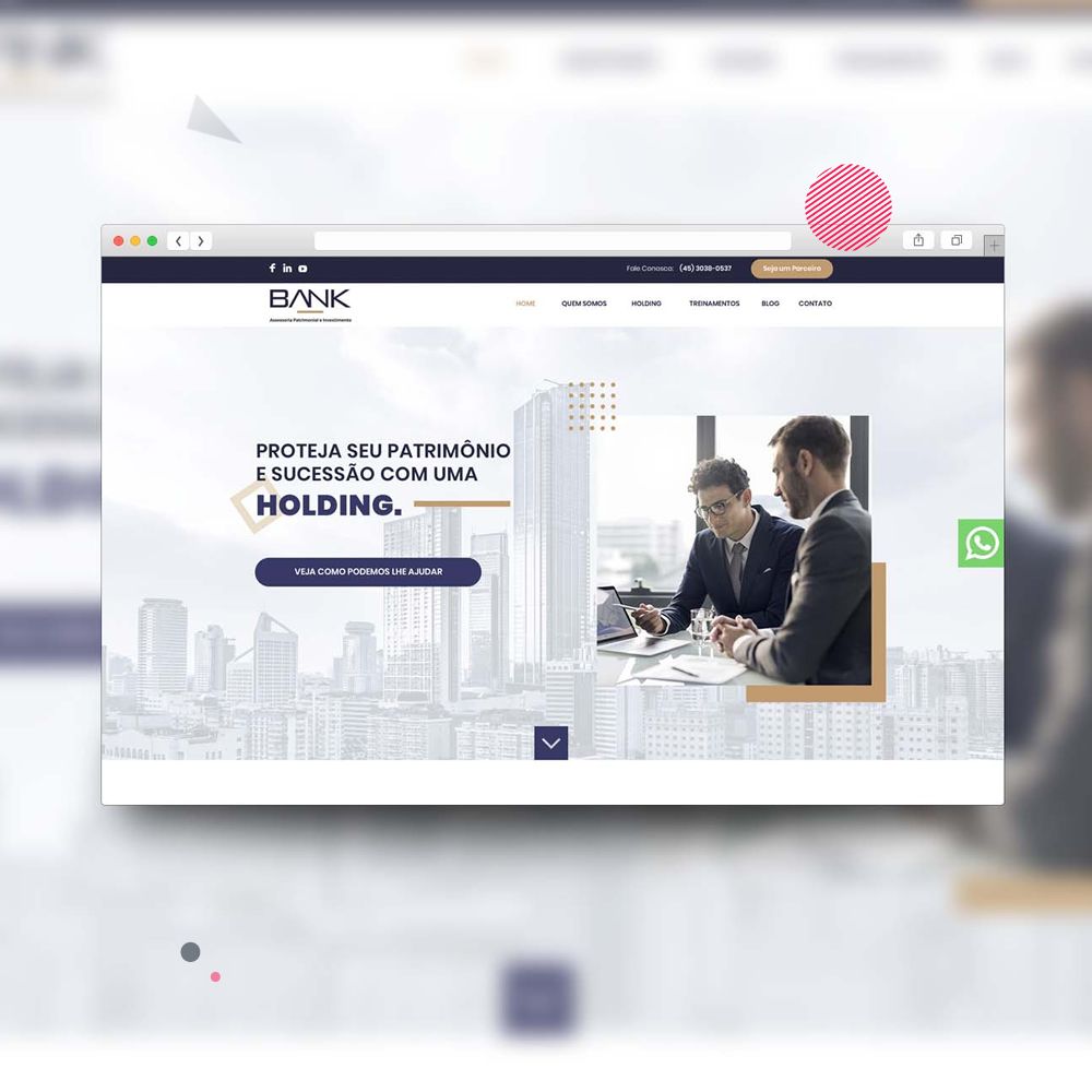 Website Bank Holding