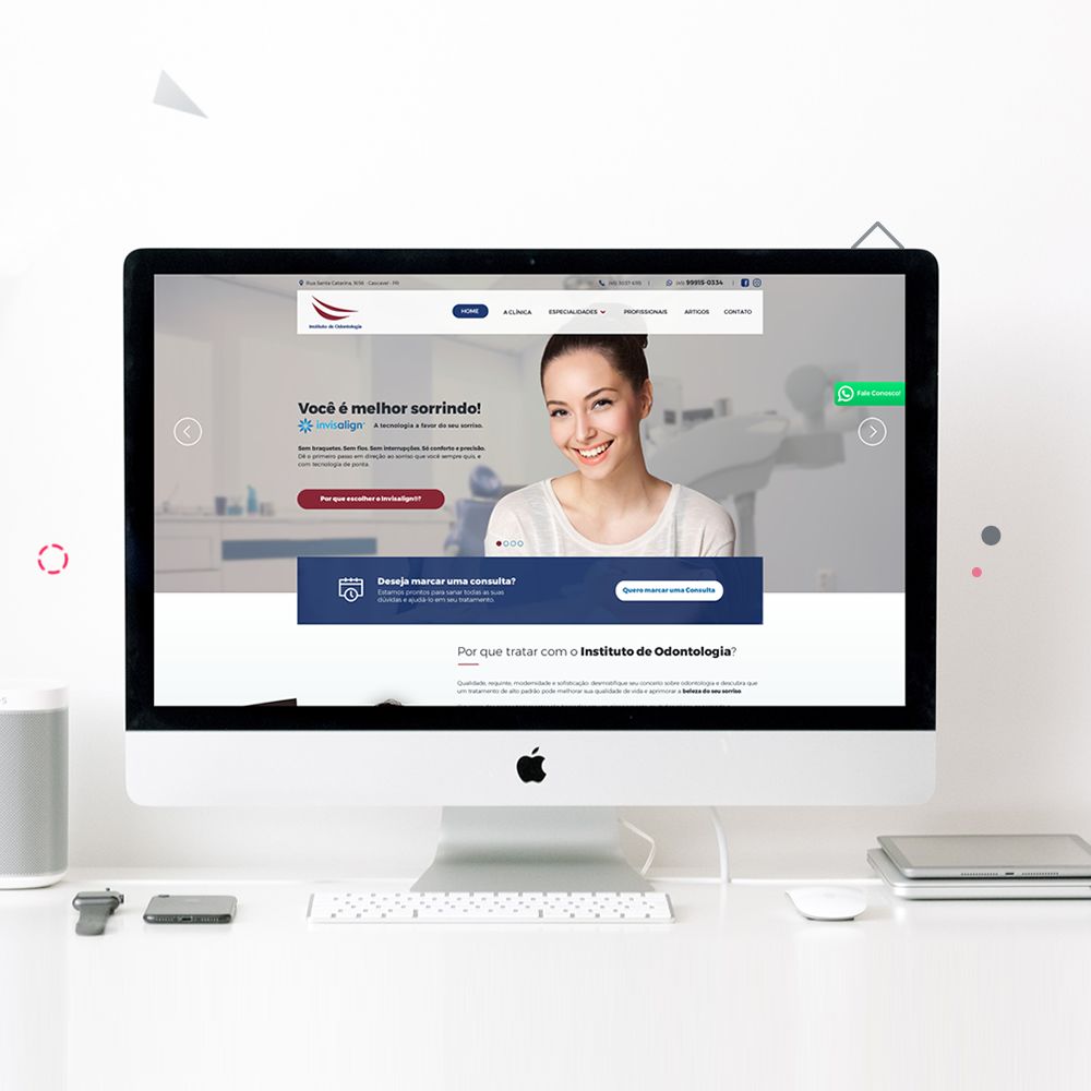Website Instituto de Odontologia