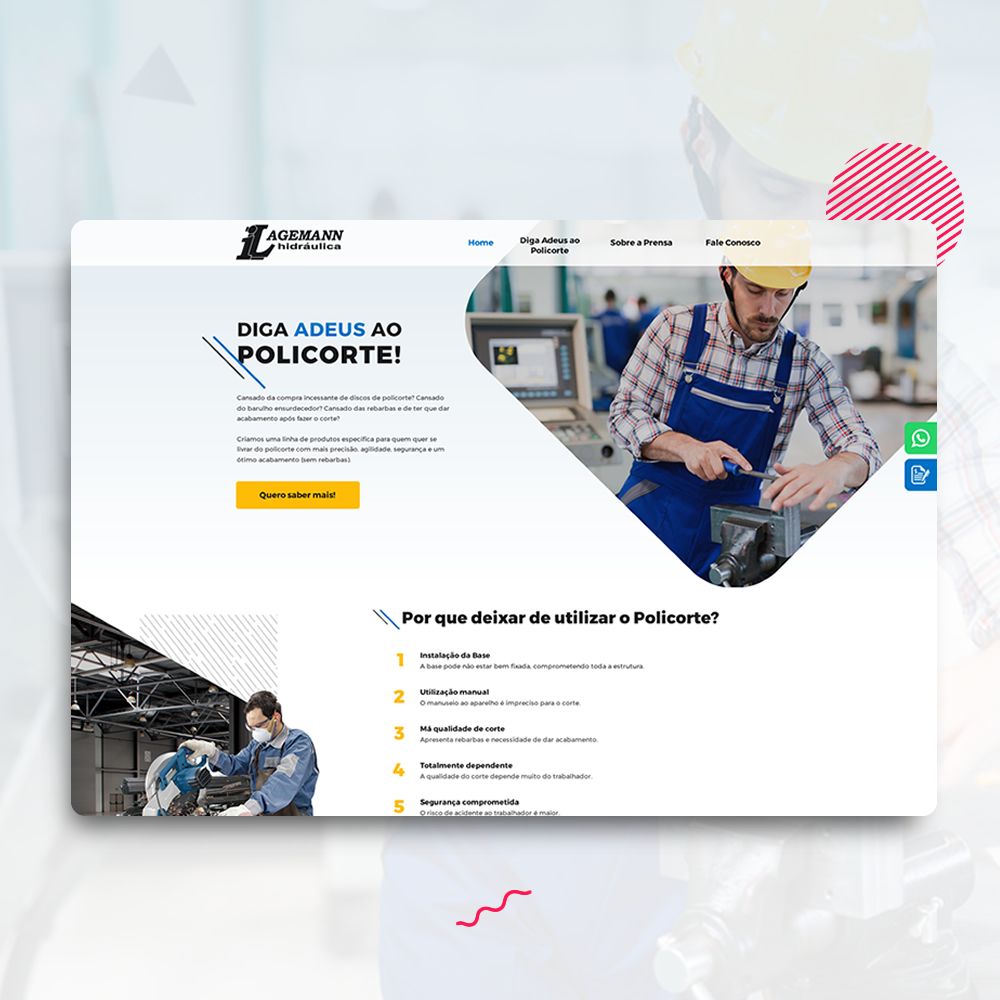 Landing Page Lagemann